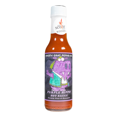 Angry Goat Pepper Co. Purple Hippo Hot Sauce