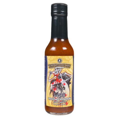 Heartbreaking Dawns 1498 Trinidad Scorpion Hot Sauce