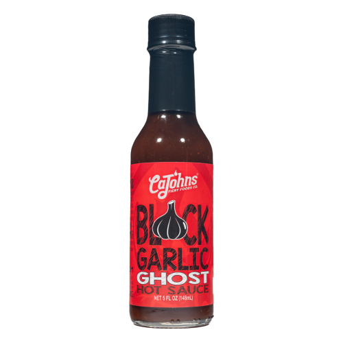CaJohn's Black Garlic Ghost Hot Sauce