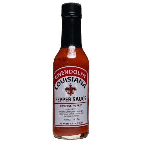 Gwendolyn Louisiana Red Hot Pepper Sauce