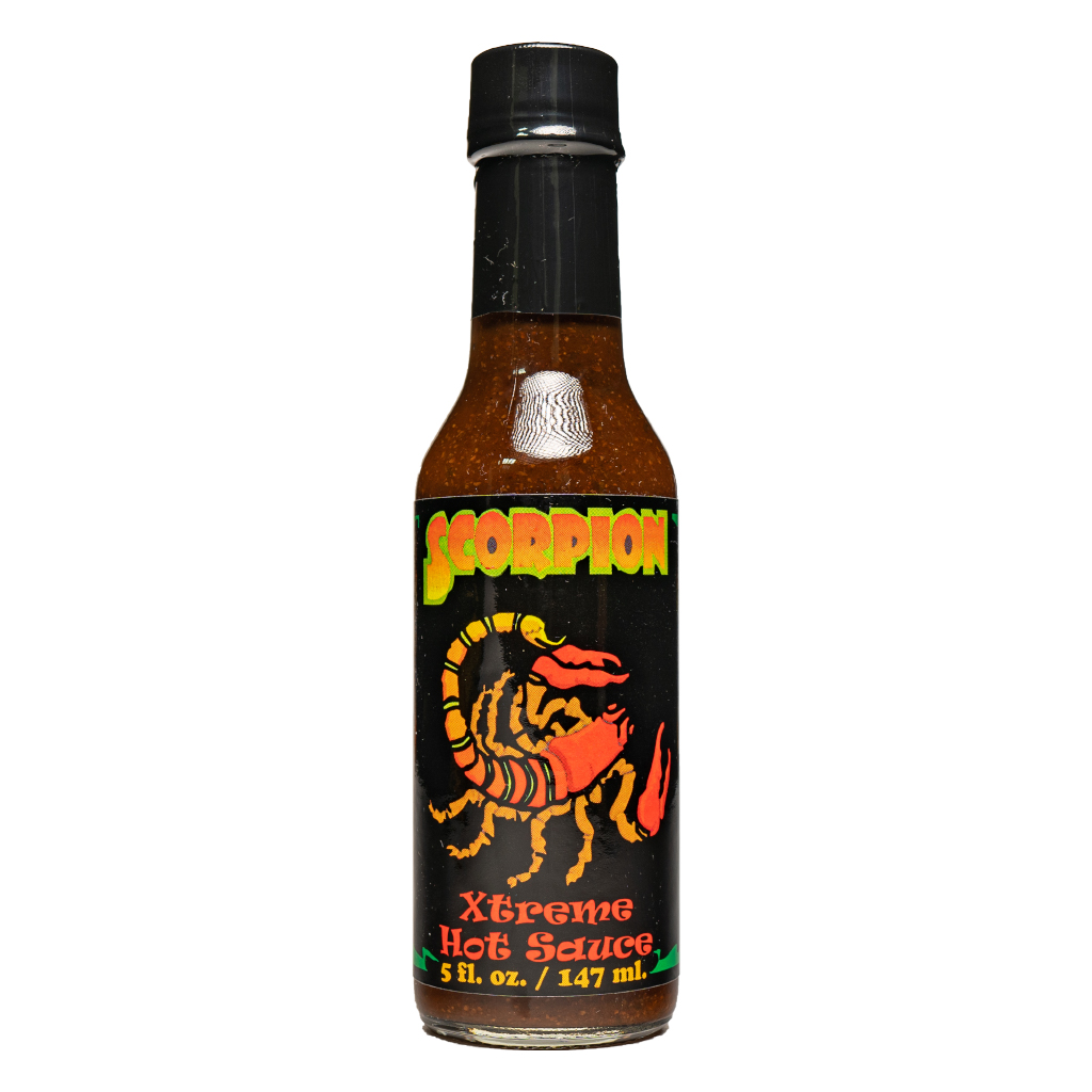 Scorpion Xtreme Hot Sauce.