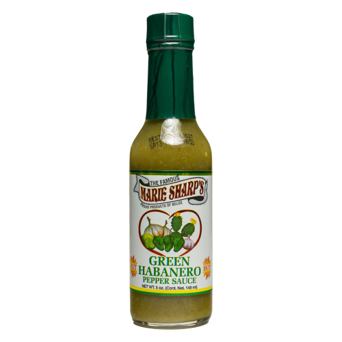 Marie Sharp's Green Habanero with Prickly Pears Hot Sauce